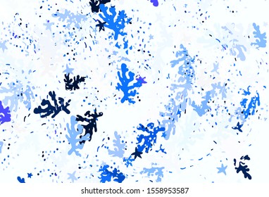 Light Gray vector template with chaotic shapes. Colorful chaotic forms with gradient in modern style. Simple design for your web site.