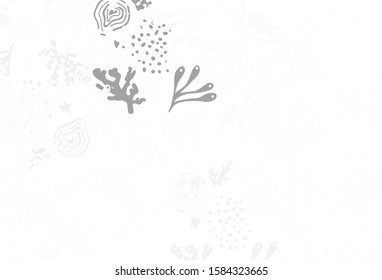 Light Gray vector template with chaotic shapes. Illustration with colorful gradient shapes in abstract style. Elegant design for wallpapers.