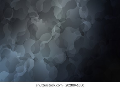 Light Gray vector template with chaotic shapes. Decorative design in abstract style with random forms. Modern design for your business card.