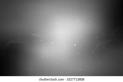 Light Gray vector template with circles. Blurred decorative design in abstract style with bubbles. New design for ad, poster, banner of your website.
