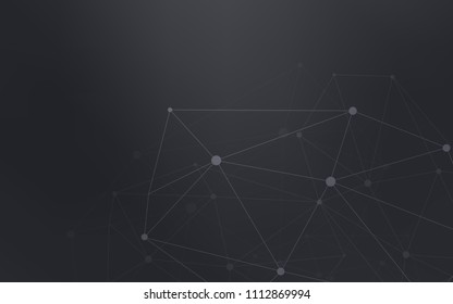 Light Gray vector template with circles, triangles. Modern abstract colorful illustration with spheres and lines. Completely new template for your brand book.