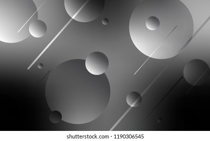 Light Gray vector template with circles. Illustration with set of shining colorful abstract circles. Pattern can be used for futuristic ad, booklets.