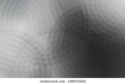 Light Gray vector template with circles. Abstract illustration with colored bubbles in nature style. New design for ad, poster, banner of your website.