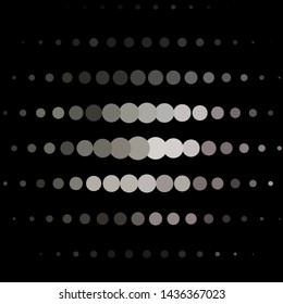 Light Gray vector template with circles. Abstract decorative design in gradient style with bubbles. Design for your commercials.