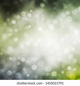 Light Gray vector template with circles. Abstract decorative design in gradient style with bubbles. Pattern for business ads.