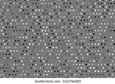 Light Gray vector template with circles. Illustration with set of shining colorful abstract circles. Pattern for beautiful websites.