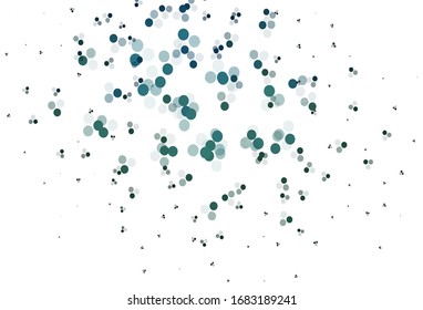 Light Gray vector template with circles. Blurred bubbles on abstract background with colorful gradient. New template for your brand book.