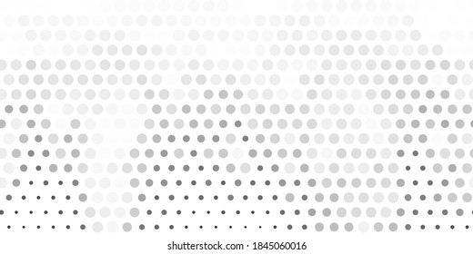 Light gray vector template with circles. Abstract decorative design in gradient style with bubbles. Pattern for business ads.