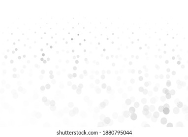 Light Gray vector template with circles. Modern abstract illustration with colorful water drops. Pattern for beautiful websites.