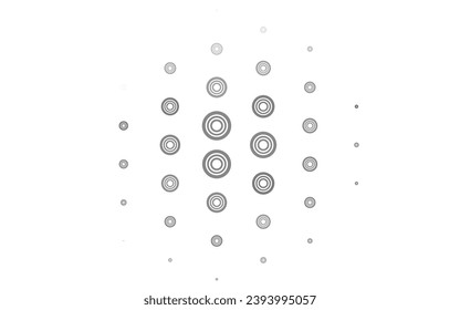 Light Gray vector template with circles. Beautiful colored illustration with blurred circles in nature style. Pattern for beautiful websites.