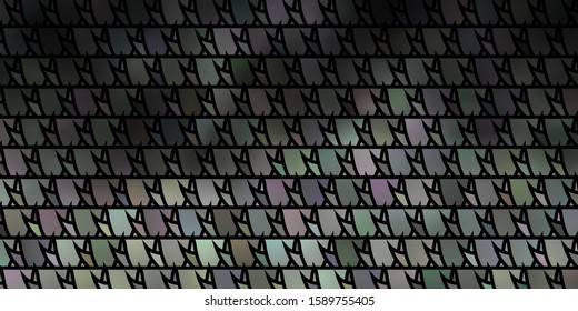 Light Gray vector template with crystals, triangles. Decorative design in abstract style with triangles. Pattern for commercials.
