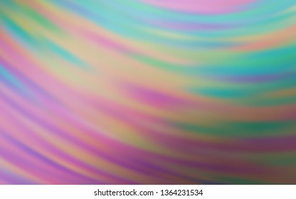 Light Gray vector template with curved lines. Colorful geometric sample with gradient lines.  A new texture for your  ad, booklets, leaflets.