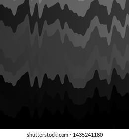 Light Gray vector template with curved lines. Bright sample with colorful bent lines, shapes. Best design for your ad, poster, banner.