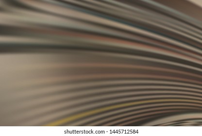 Light Gray vector template with curved lines. Glitter abstract illustration with wry lines. A new texture for your  ad, booklets, leaflets.