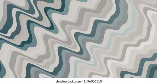Light Gray vector template with curves. Brand new colorful illustration with bent lines. Smart design for your promotions.