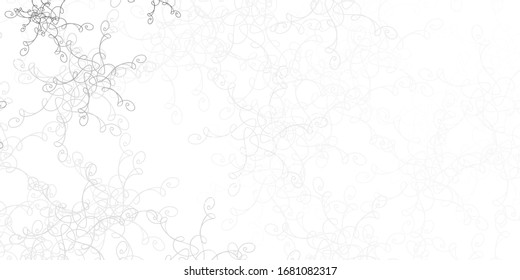 Light Gray vector template with curves. Colorful illustration with curved lines. Best design for your posters, banners.