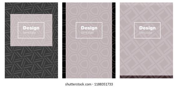 Light Gray vector template for journals. Booklet with textbox on colorful abstract background. Template for magazines, jurnals.