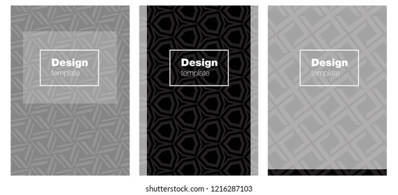 Light Gray vector template for journals. Web interface on abstract background with colorful gradient. Pattern for leaflets, booklets.