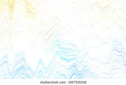 Light Gray vector template with lines, ovals. Colorful illustration in abstract marble style with gradient. Pattern for your business design.