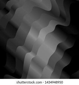 Light Gray vector template with lines. Bright illustration with gradient circular arcs. Smart design for your promotions.