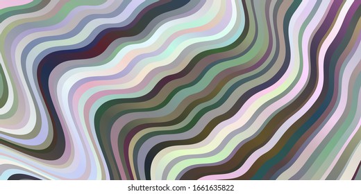 Light Gray vector template with lines. Abstract gradient illustration with wry lines. Design for your business promotion.