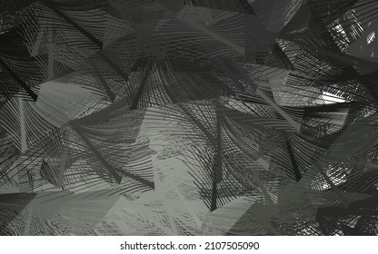 Light Gray vector template with repeated sticks. Modern geometrical abstract illustration with Lines. Smart design for your business advert.