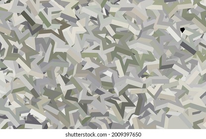 Light Gray vector template with sky stars. Decorative shining illustration with stars on abstract template. Pattern for futuristic ad, booklets.