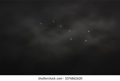 Light Gray vector template with space stars. Shining illustration with sky stars on abstract template. Pattern for futuristic ad, booklets.