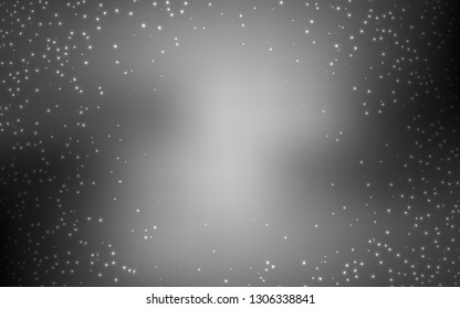 Light Gray vector template with space stars. Shining colored illustration with bright astronomical stars. Smart design for your business advert.