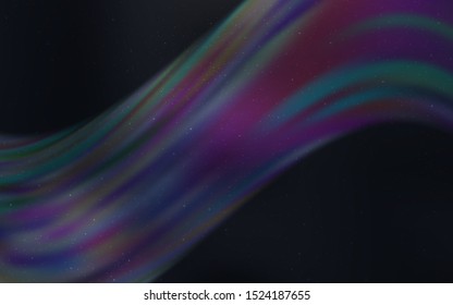 Light Gray vector template with space stars. Space stars on blurred abstract background with gradient. Template for cosmic backgrounds.