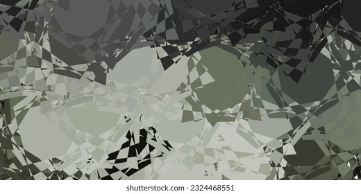 Light Gray vector template with triangle shapes. Simple design in abstract style with triangles, lines. An easy addition to your commertials.
