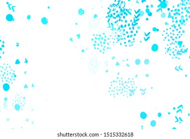 Light Gray vector texture with abstract forms. Modern abstract illustration with colorful random forms. Elegant design for wallpapers.