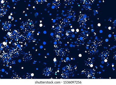 Light Gray vector texture with abstract forms. Colorful chaotic forms with gradient in modern style. Elegant design for wallpapers.