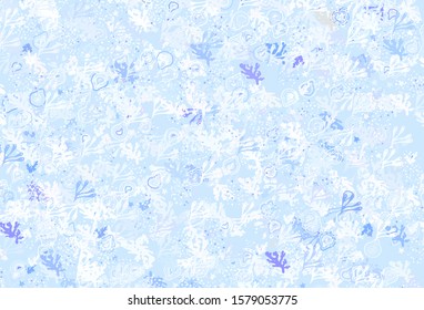 Light Gray vector texture with abstract forms. Decorative design in abstract style with random forms. Elegant design for wallpapers.