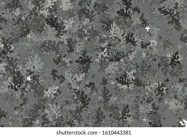 Light Gray vector texture with abstract forms. Illustration with colorful gradient shapes in abstract style. Modern design for your business card.