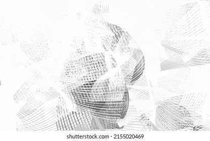Light Gray vector texture with abstract forms. Decorative design in abstract style with random forms. Simple design for your web site.