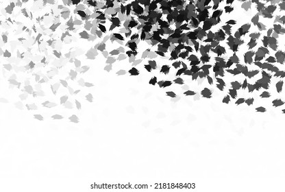 Light Gray vector texture with abstract forms. Simple colorful illustration with abstract gradient shapes. Simple design for your web site.