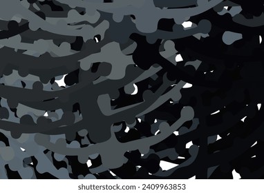 Light Gray vector texture with abstract forms. Illustration with colorful gradient shapes in abstract style. Modern design for your business card.