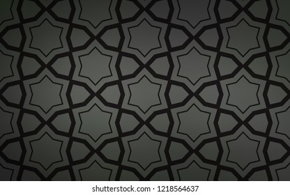 Light Gray vector texture with beautiful stars. Decorative illustration with stars on abstract template. Pattern for wrapping gifts.