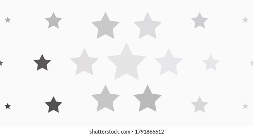 Light Gray vector texture with beautiful stars. Colorful illustration with abstract gradient stars. Best design for your ad, poster, banner.