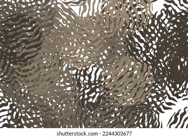 Light Gray vector texture with bent lines. Modern gradient abstract illustration with bandy lines. Brand new design for your ad.