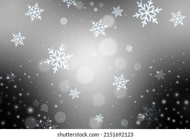 Light Gray vector texture in birthday style. Abstract gradient illustration with colorful Christmas things. Smart design for promotion of university.