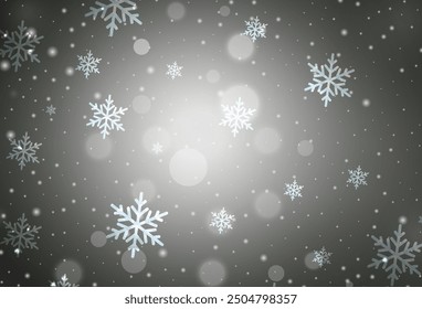 Light Gray vector texture in birthday style. A Smart Illustration with gradient Christmas elements. Smart design for promotion of university.
