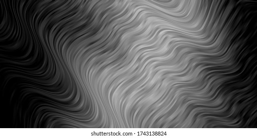 Light Gray vector texture with circular arc. Colorful illustration, which consists of curves. Best design for your posters, banners.