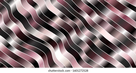 Light Gray vector texture with curves. Colorful illustration in abstract style with bent lines. Pattern for websites, landing pages.