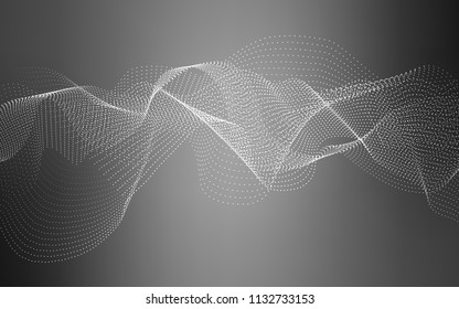 Light Gray vector texture with disks. Beautiful colored illustration with blurred circles in nature style. The pattern can be used for ads, leaflets of liquid.