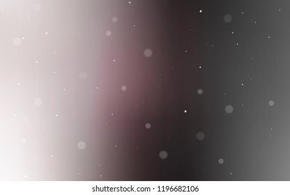Light Gray vector texture with disks. Blurred bubbles on abstract background with colorful gradient. Completely new template for your brand book.