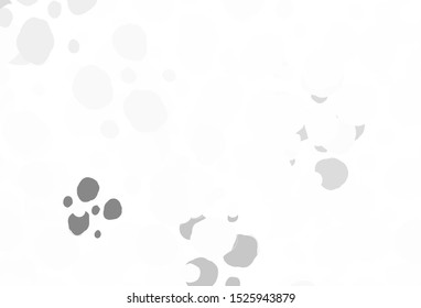 Light Gray vector texture with disks. Illustration with set of shining colorful abstract circles. Pattern for ads, leaflets.
