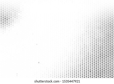 Light Gray vector texture with disks. Beautiful colored illustration with blurred circles in nature style. Pattern for ads, leaflets.
