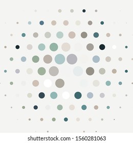 Light Gray vector texture with disks. Abstract colorful disks on simple gradient background. New template for a brand book.